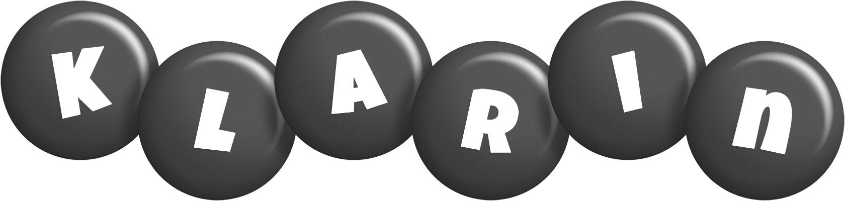 Klarin candy-black logo