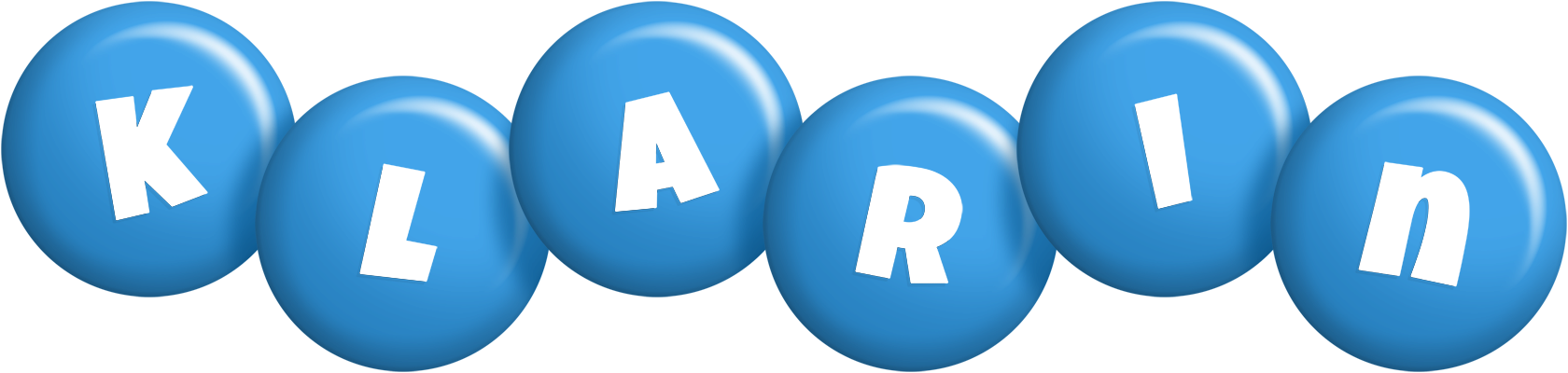Klarin candy-blue logo