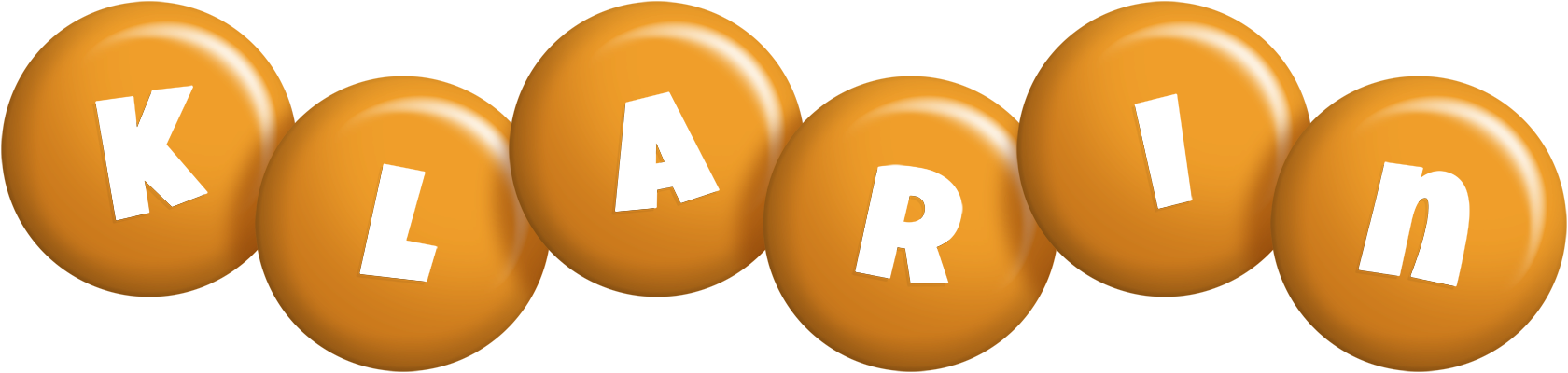 Klarin candy-orange logo