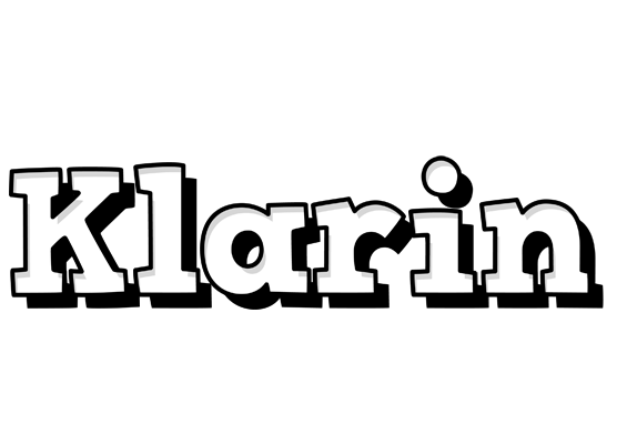 Klarin snowing logo
