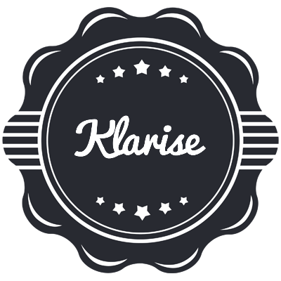 Klarise badge logo