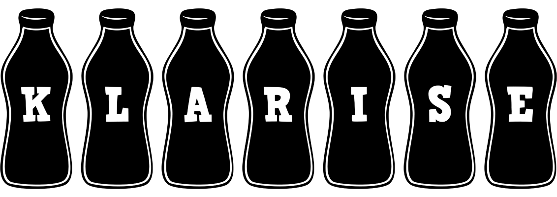 Klarise bottle logo