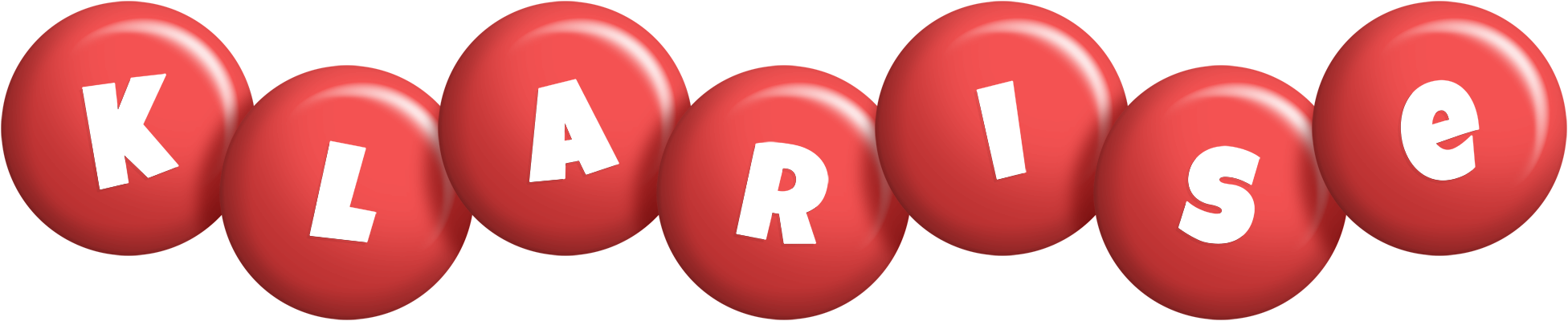 Klarise candy-red logo