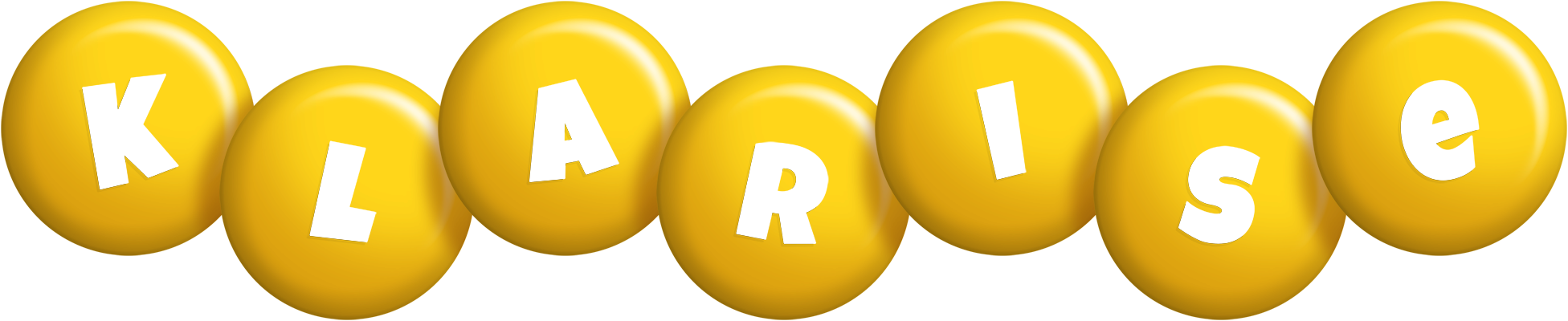 Klarise candy-yellow logo