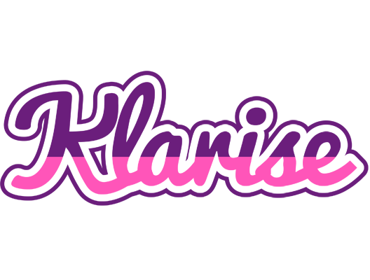 Klarise cheerful logo