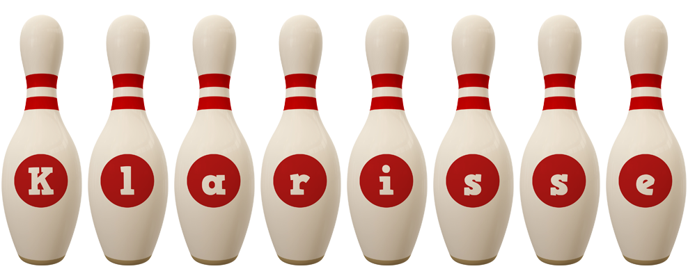 Klarisse bowling-pin logo