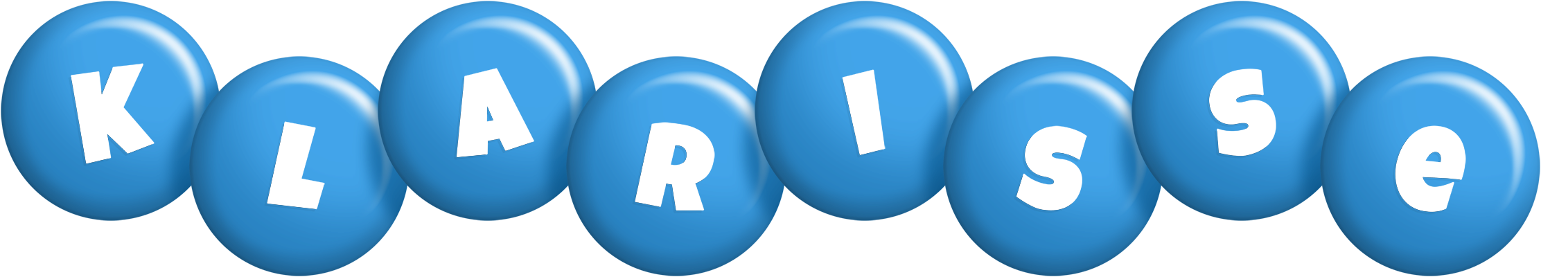Klarisse candy-blue logo