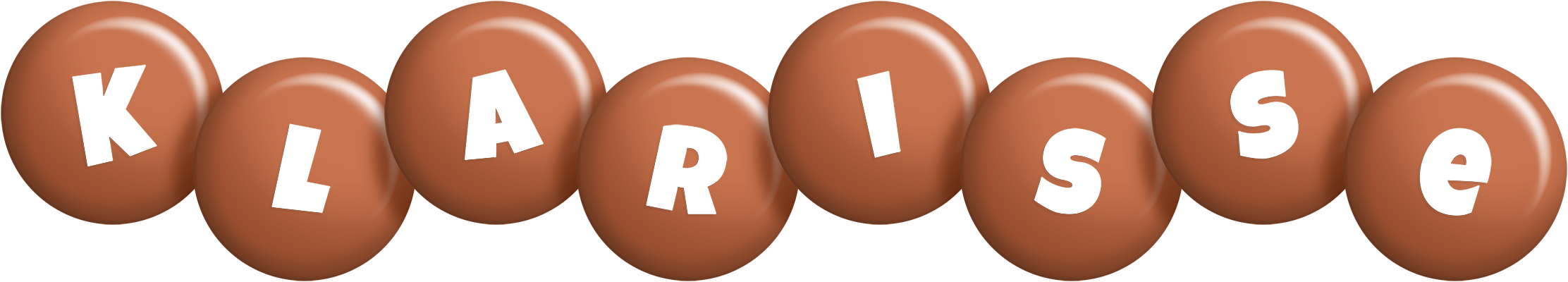 Klarisse candy-brown logo