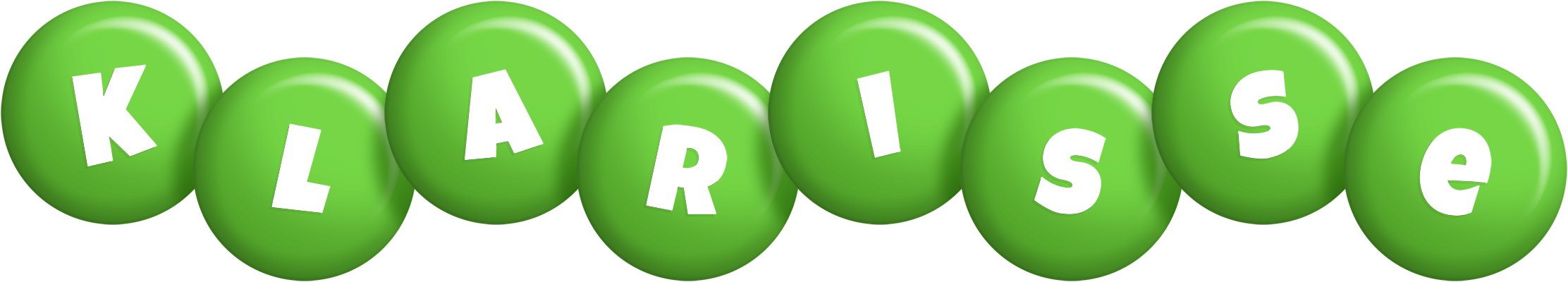 Klarisse candy-green logo