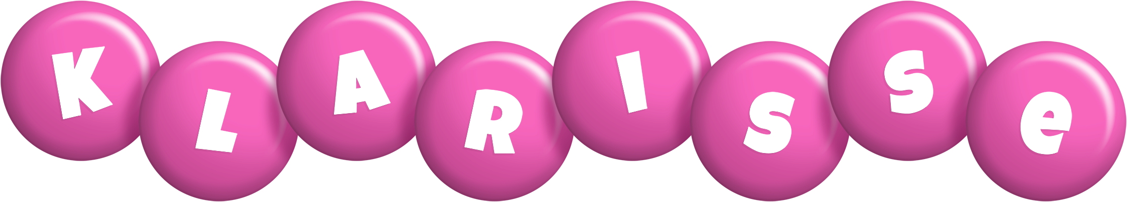 Klarisse candy-pink logo