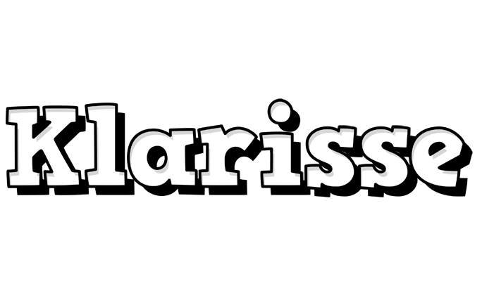 Klarisse snowing logo