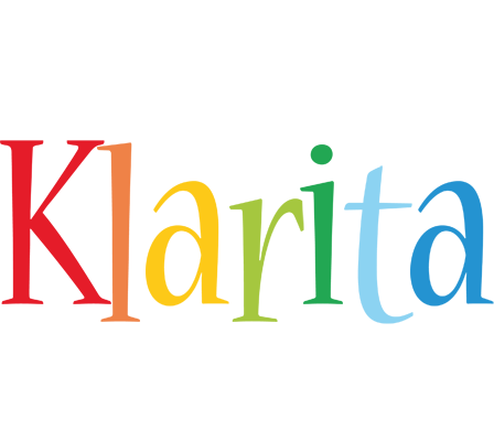 Klarita birthday logo