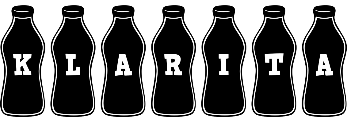 Klarita bottle logo