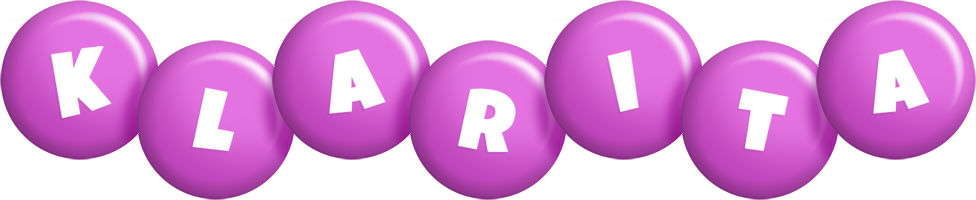 Klarita candy-purple logo