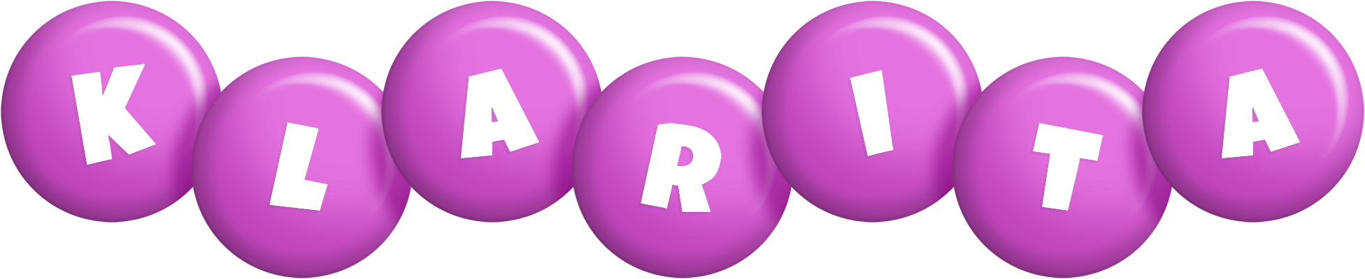 Klarita candy-purple logo