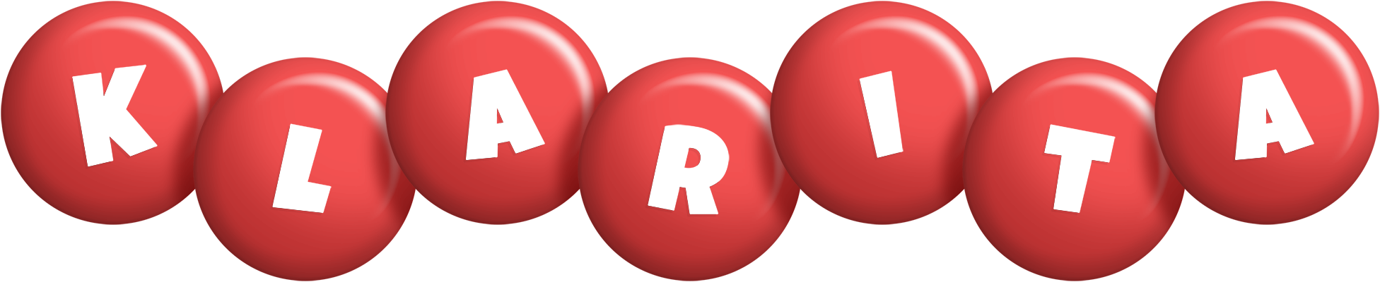 Klarita candy-red logo