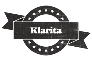 Klarita grunge logo