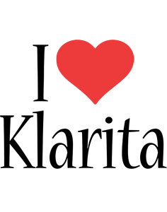 Klarita i-love logo