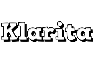 Klarita snowing logo