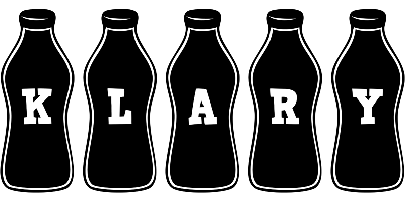 Klary bottle logo