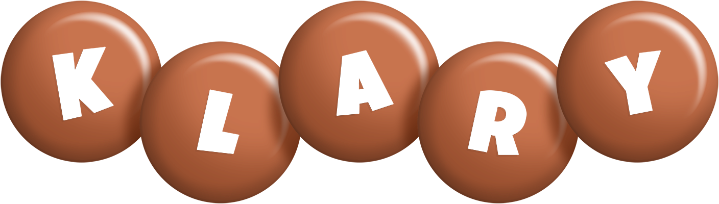 Klary candy-brown logo