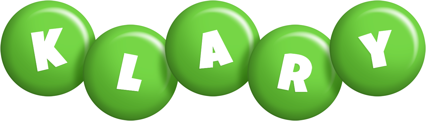Klary candy-green logo