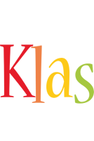 Klas birthday logo