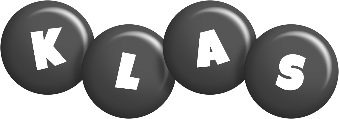 Klas candy-black logo