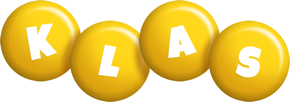 Klas candy-yellow logo