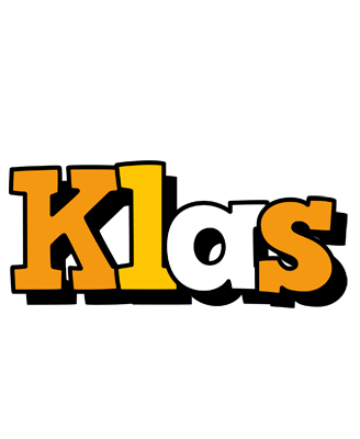 Klas cartoon logo