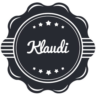 Klaudi badge logo