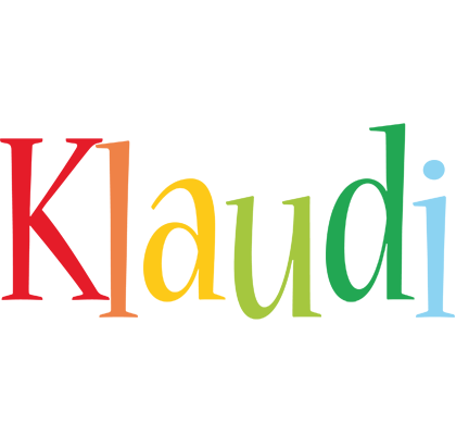 Klaudi birthday logo