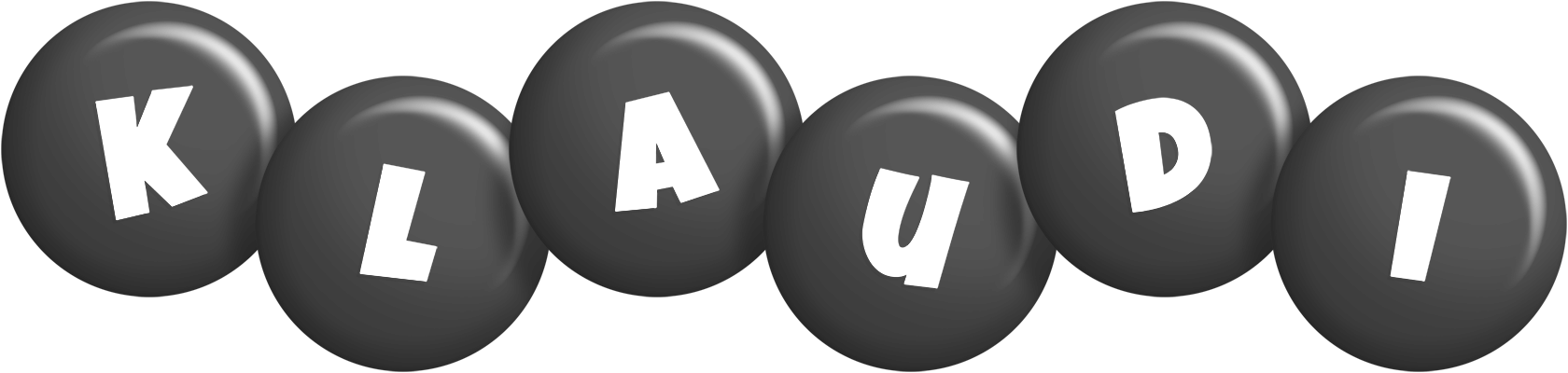 Klaudi candy-black logo