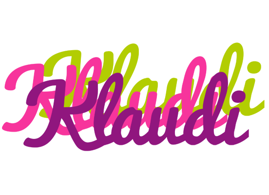 Klaudi flowers logo