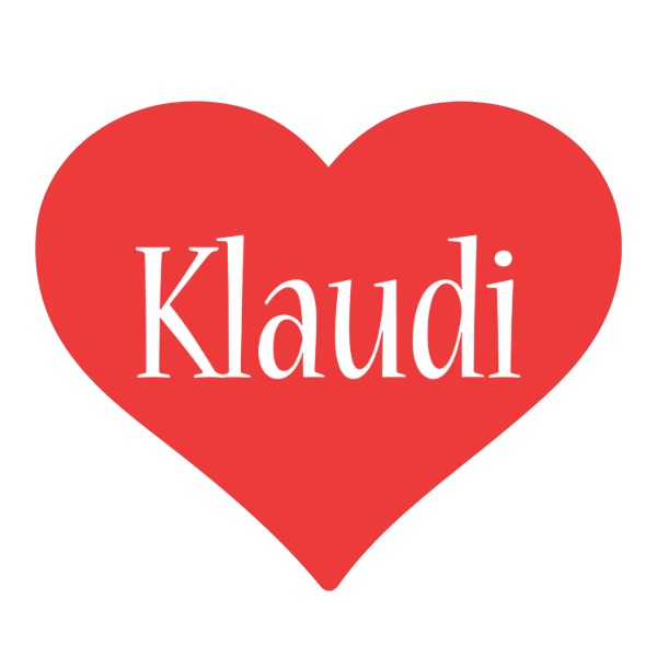 Klaudi love logo