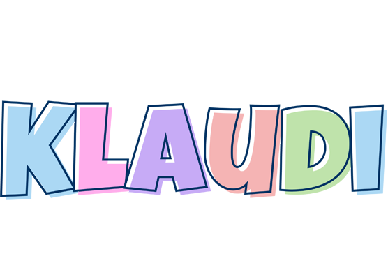 Klaudi pastel logo