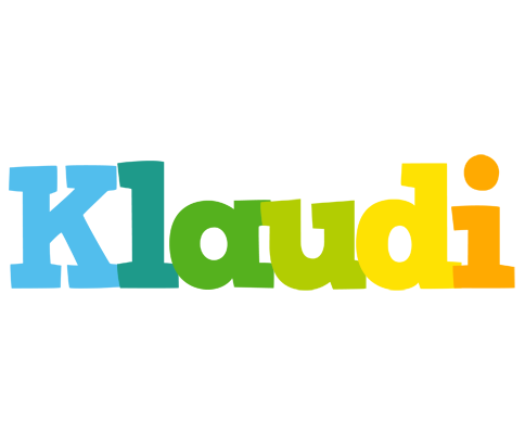 Klaudi rainbows logo