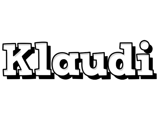 Klaudi snowing logo