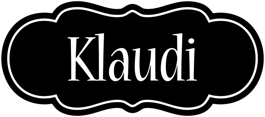 Klaudi welcome logo