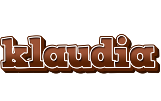 Klaudia brownie logo