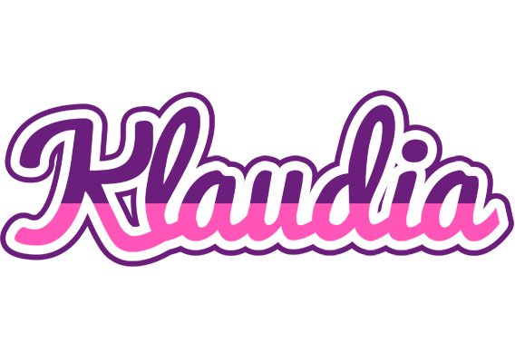 Klaudia cheerful logo