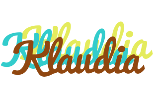 Klaudia cupcake logo
