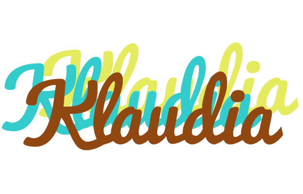 Klaudia cupcake logo