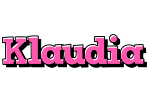 Klaudia girlish logo