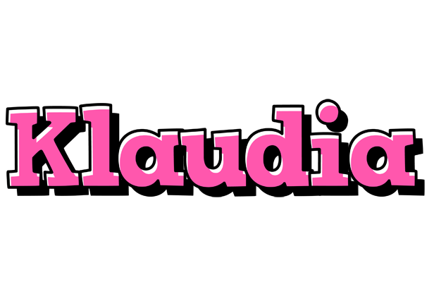 Klaudia girlish logo
