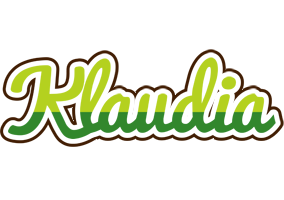 Klaudia golfing logo