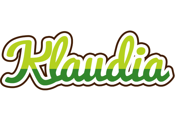 Klaudia golfing logo