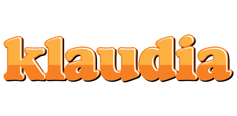 Klaudia orange logo