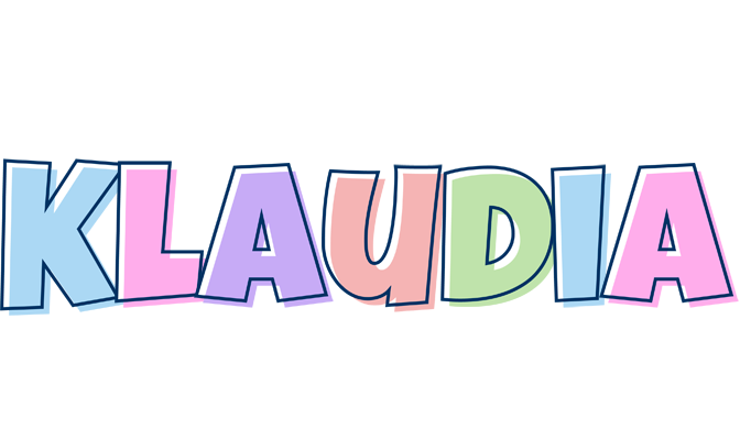 Klaudia pastel logo