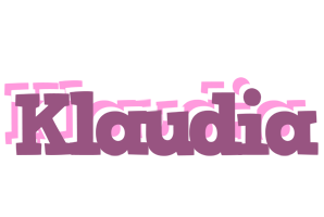 Klaudia relaxing logo